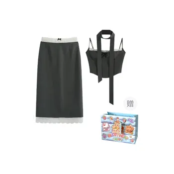QUIET ANGEL Skirt Set Women's Gray