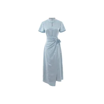 Blovelan Cheongsam Women's Lake Blue