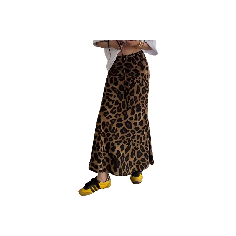 Wbwq Casual Long Skirt Women's Image Color-0