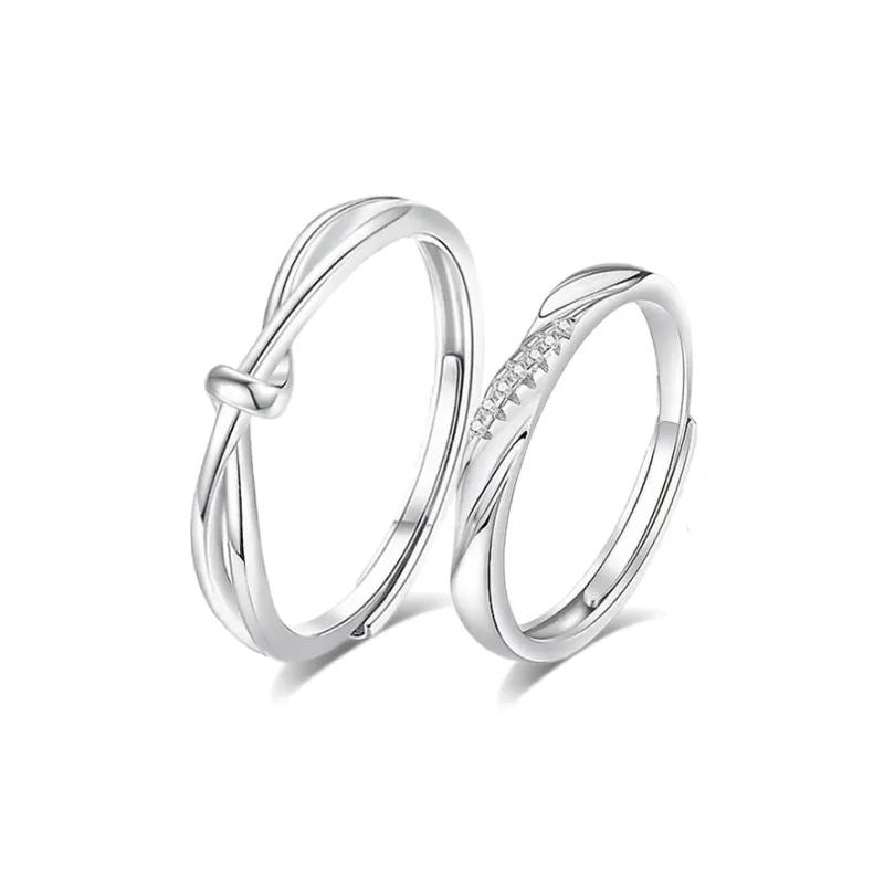 MISS TOOYA 999 Fine Silver Rings Unisex-0