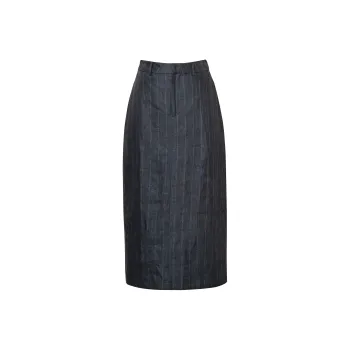 ROEYSHOUSE Casual Long Skirts Women's Stripes