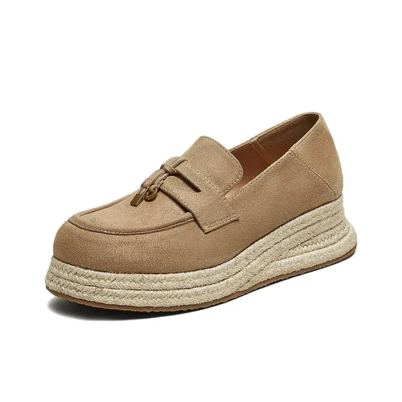 BASTO Loafers Women's Apricot, Beige-1