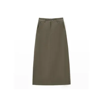 UNIQLO Casual Long Skirts Women's Sandy Earth Brown