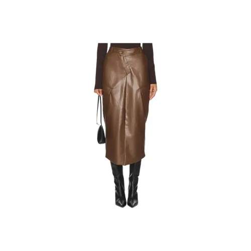 NICHOLAS KIRKWOOD Casual Long Skirt Women's Coffee