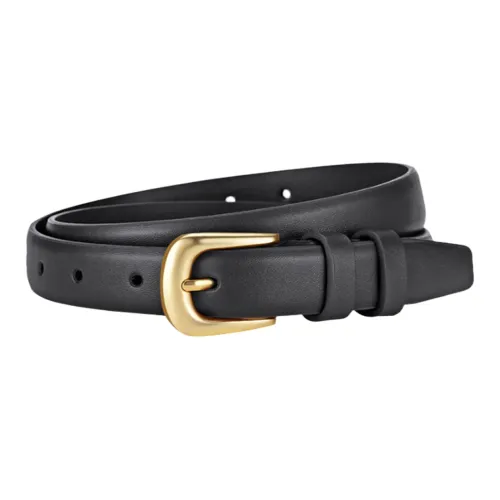 Youyoulan Split Cow Leather Belts Women's 2.2cm