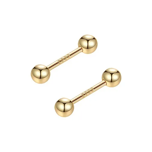 Daisy Dream 999 Fine Silver Stud Earrings Unisex-0