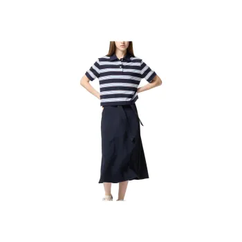 UNIQLO Casual Long Skirts Women's Navy Blue