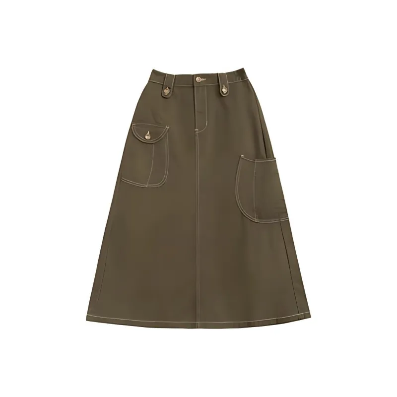 ZIHAN Casual Long Skirt Women's-1