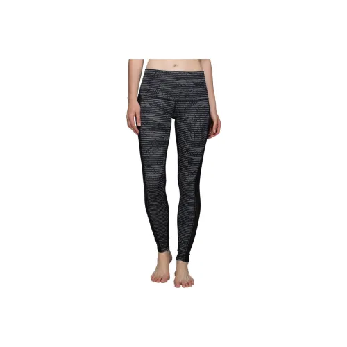 Lululemon Wunder Under Athletic Trousers Women's Gray Black