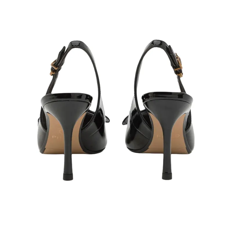 PINKO Elsa 6 Slim Heel High Heels Women's Black-4
