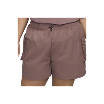 Nike Sportswear Essentials Series Cargo Shorts Women's Smokey Mauve Red/Black