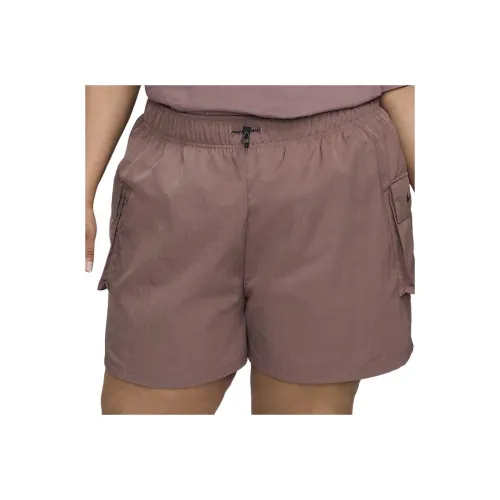 Nike Sportswear Essentials Series Cargo Shorts Women's Smokey Mauve Red/Black