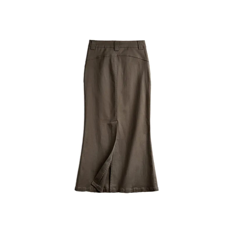 MADEN Casual Long Skirt Women's-3