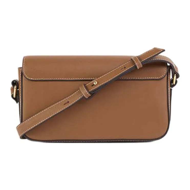 Nat & Nin Leather Baguette Bag Shoulder Bag Small Size Women's Hazelnut-3