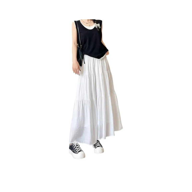 ROBINHOOD Casual Long Skirt Women's-3