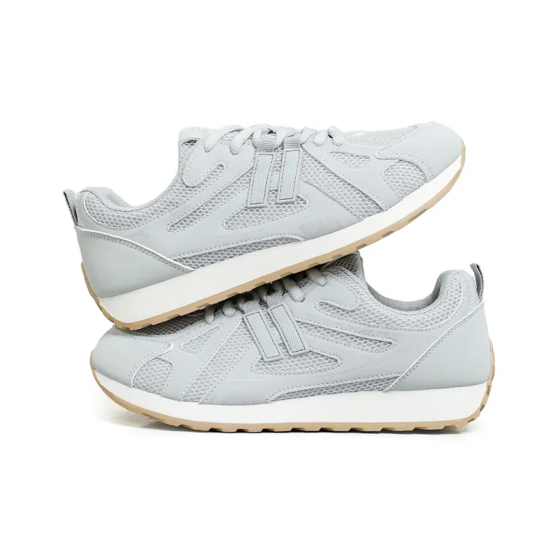 DEERWAY Height Increasing Abrasion Resistant Slip Resistant Low Top Casual Shoes Women's Haze Blue-2