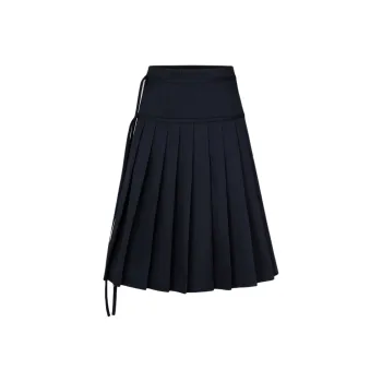 KARL LAGERFELD SS25 Casual Long Skirt Women's Navy Blue
