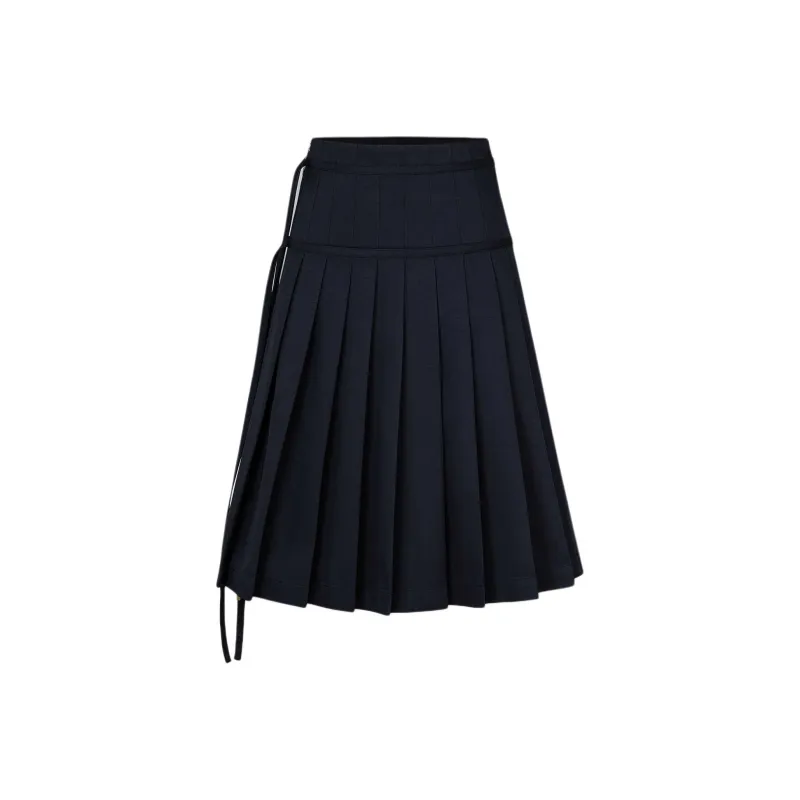 KARL LAGERFELD SS25 Casual Long Skirt Women's Navy Blue-0