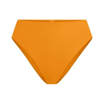 SKIMS SS25 SIGNATURE SWIM HIGH WAISTED BIKINI BOTTOM Swimming Shorts Women's Tangerine/Orange