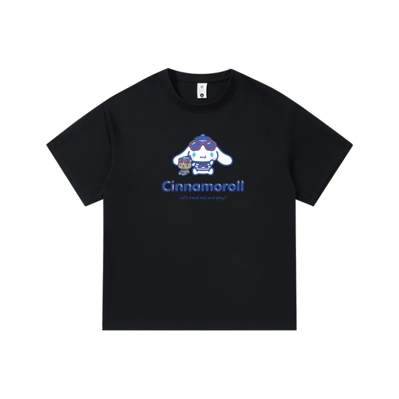 Sanrio x CINNAMOROLL Yugui Dog T Shirt Unisex White-8
