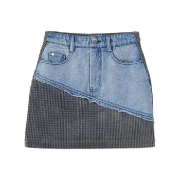 NAWS Denim Short Skirts Women's Haze Multicolor