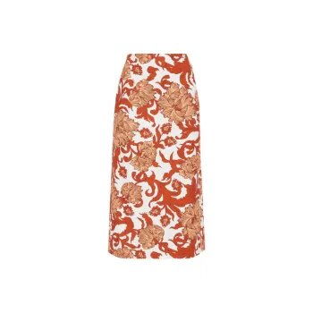 La DOUBLEJ. Floral print High waisted Pencil Skirt