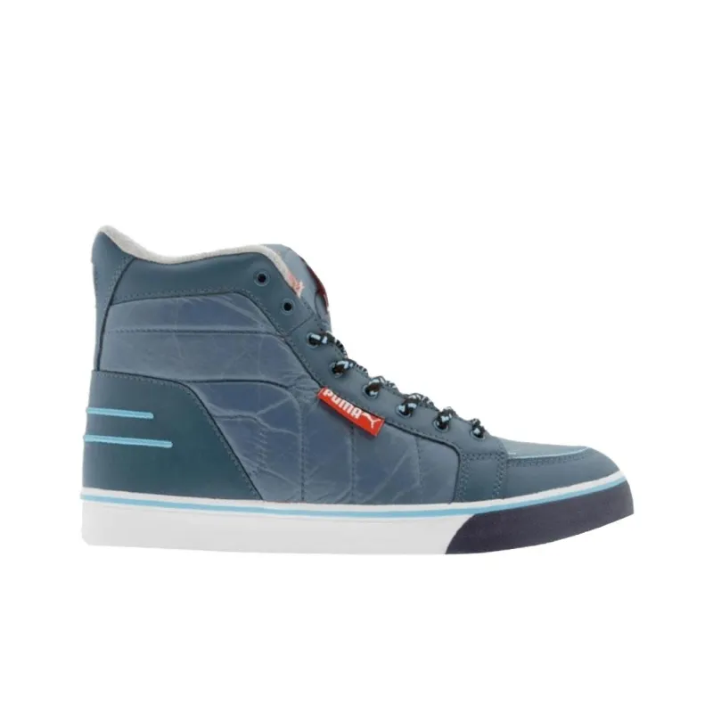 PUMA Hooper Anti Slip Wear Resistant Low Top Skateboard Shoes Unisex Light Blue-1