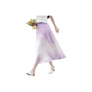XWI Casual Long Skirt Women's Wisteria Purple