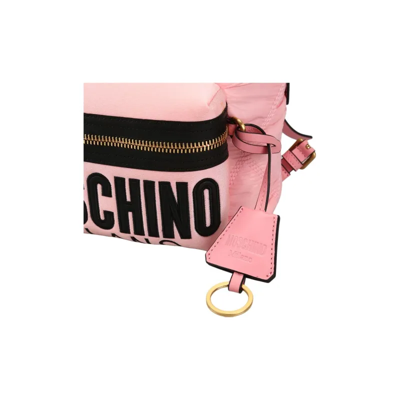 MOSCHINO Nylon Fabric Backpack Women's Pink-3