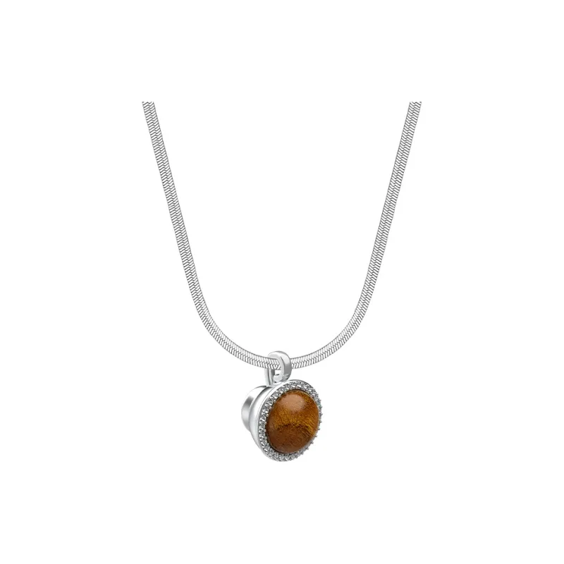 MACE MAVA Tiger's Eye Stone Necklaces Women's-0