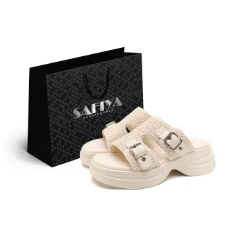 Safiya Slide Slippers Women's Beige