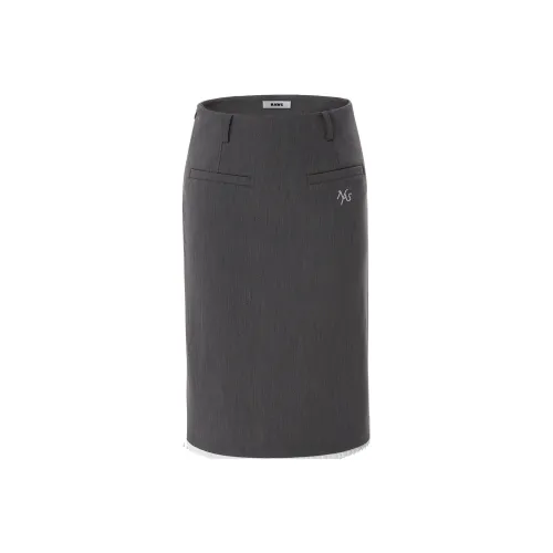 NAWS Casual Long Skirts Women's Smart Gray