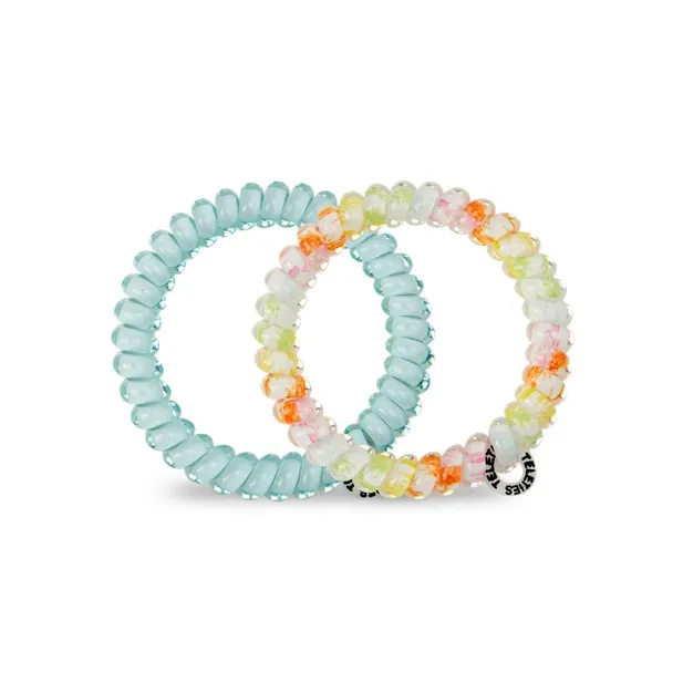TELETIES TPU Hair Tie Women's Blue Green-4