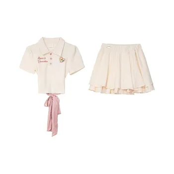 PLANE DRIFT Skirt Set Women's Apricot