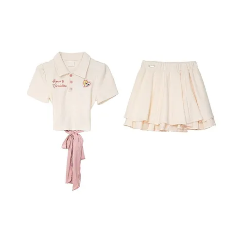 PLANE DRIFT Skirt Set Women's Apricot