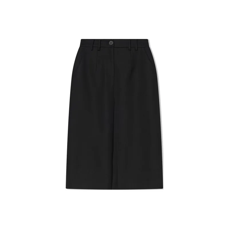 COVERINS Casual Long Skirts Women's Black-0