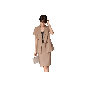 ONE SHALLOW Skirt Set Women's Coffee