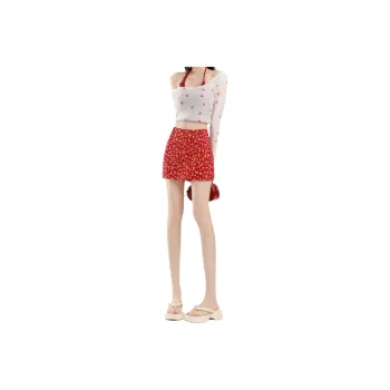 FOREVER 21 Casual Short Skirts Women's Red