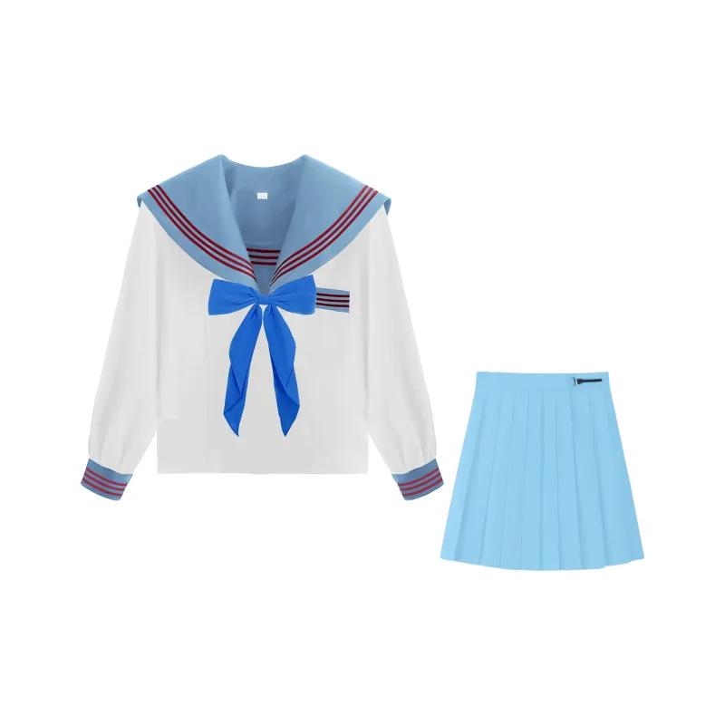 SHENBEI JK Two Piece Skirt Sets Women's-2