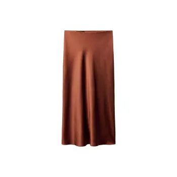 ZARA Casual Long Skirts Women's Dark Boiler