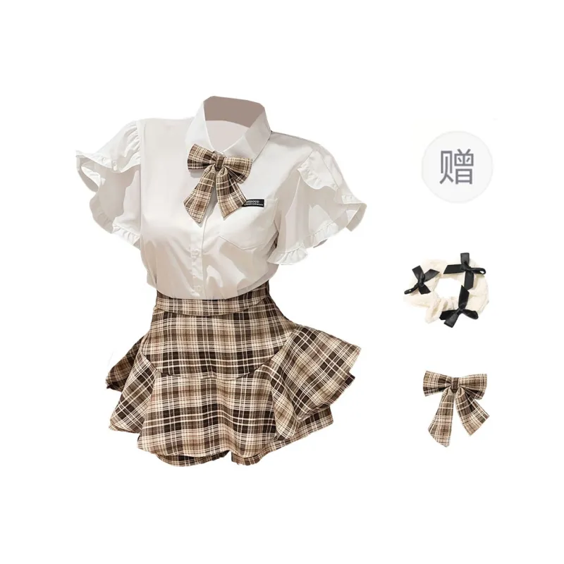 TURN UP Two Piece Skirt Sets Women's-0