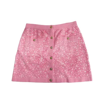 CHANEL Casual Short Skirts Women's Pink
