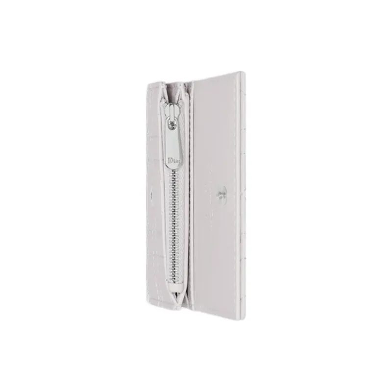 DIOR Jolie Lambskin Wallet Women's White-3