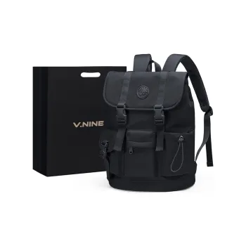 V.NINE Fabric Backpack Large Size Unisex Multicolor