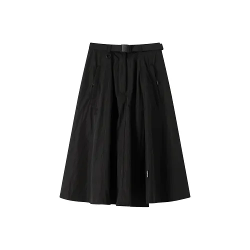 Coca Cola Casual Long Skirts Women's Black