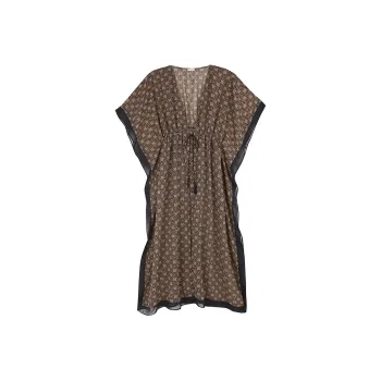 Selmark Swim Dresses & Skirts Women's Coffee Print