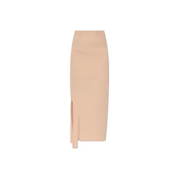 Victoria Beckham Ribbed Midi Pencil Skirt
