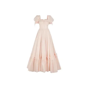 Selkie Collection SS24 Evening Dress Women's Light Pink