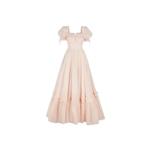 Selkie Collection SS24 Evening Dress Women's Light Pink