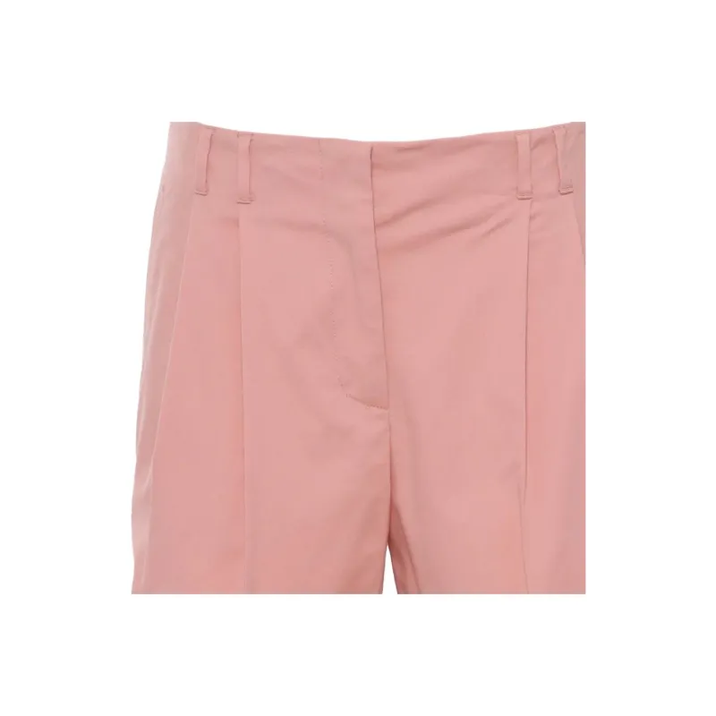 MaxMara Studio Bergen Pleated Tailored Shorts-4